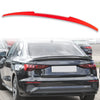 Audi A3 8Y Sedan 2020-2024 Tango Red ABS Boot Spoiler (2020-2024)