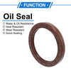 Make Model Oil Seal 85x110x12mm 2 x Seal Ring Rotary Shaft FKM Rubber