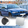 BMW 525i 528i (2001-2007) Silver Tone Tow Hook Cover