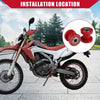 Motorcycle Mini Bike ATV 2x 8mm Chain Roller Pulley Tensioner