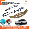 Toyota C-HR 3D Acrylic Logo Emblem Badge (2016-2023)