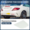 Mercedes-Benz W172 (2012-2019) Diamond White Rear Bumper Tow Hook Cover