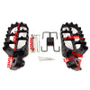 Motorcycle Foot Pegs Aluminium Brake Pedal Pads 2x