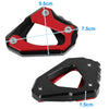 YAMAHA MT-10 Black Red Kickstand Pad Extension Side Stand Plate