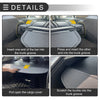 Honda CR-V 2023-2024 Black Carbon Fiber Pattern Retractable Cargo Cover