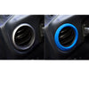 Subaru BRZ, Toyota GT86 1 x Blue Leather Center Console Air Outlet Cover (2012-2020)