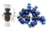 Honda 10x 8mm Body Trim Clips