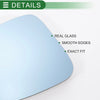 Ford Left Side Blue Mirror Glass with Back Convex