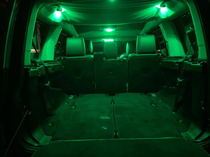 Land Rover Discovery 3 & 4 Green LED Interior Light Upgrade (2004-2016)