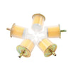Universal Motorcycle Inline Gas Line 5 x 3/8" Fuel Filters