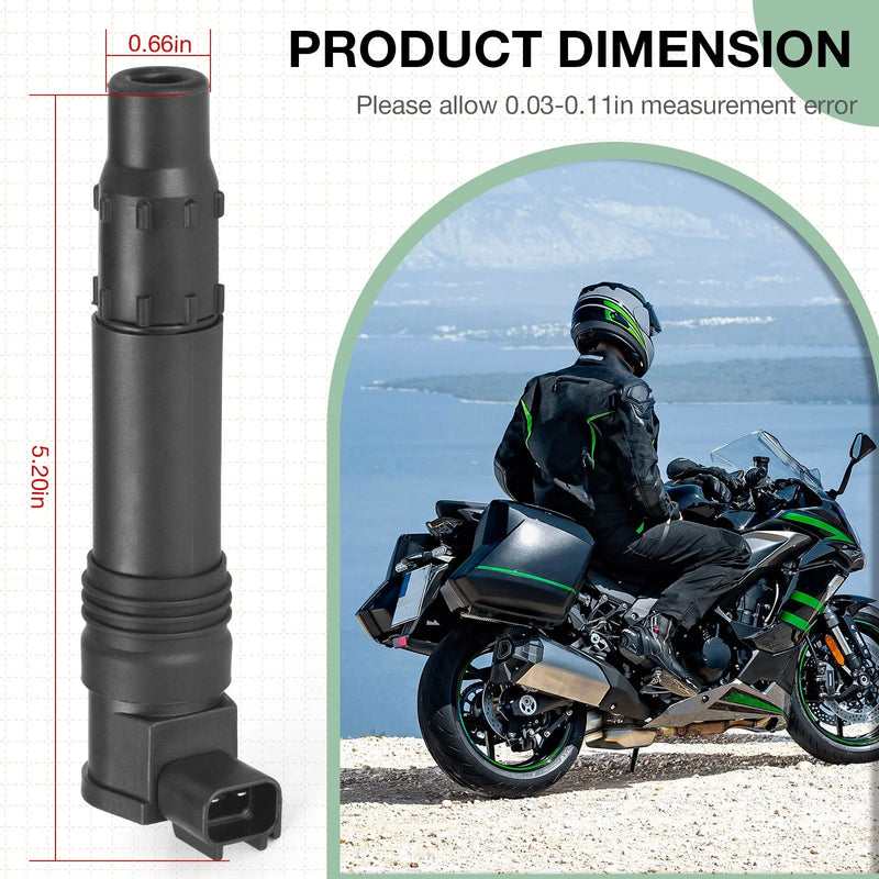 Kawasaki Z750S, Z1000 4pcs/set Ignition Coils (2003–2013)