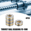 F5-10M 4 x Car Thrust Ball Bearing 5x10x4mm Roller with Washers