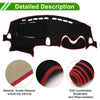 Nissan Juke F15 2011-2019 Sun Protector Black Red Dashboard Cover Mat