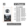 BMW E81 E87 E90 E91 E92 Gloss Black Start Stop Engine Button Cover (2006-2013)