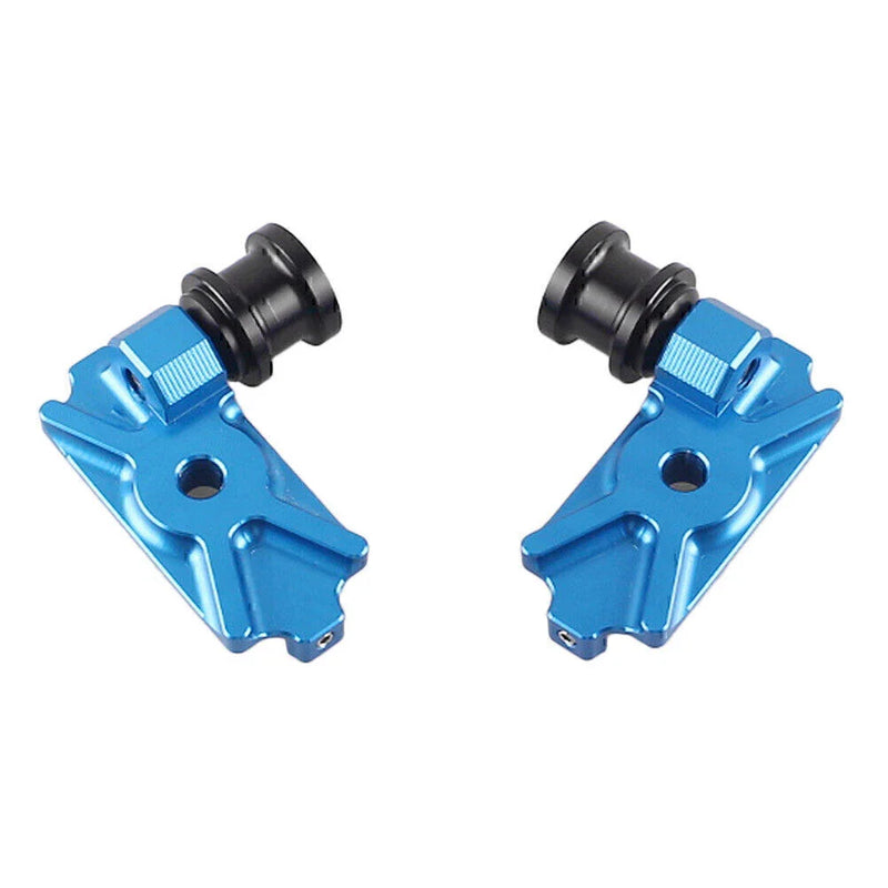 Honda CBR250 CNC Blue Swingarm Spool Adapters (2011-2013)