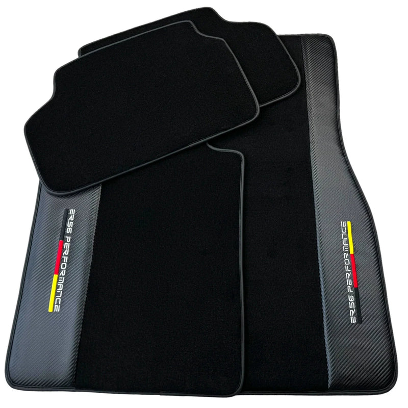 BMW X5 F15 SUV (2013-2018) with Carbon Fiber Design Black Floor Mats