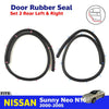 Door Rubber Seal Weatherstrip RL+RR Fits Nissan Sunny Neo N16 G10 4D SED 2000-05