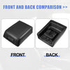 Ford F-150 (2015-2023) Faux Leather Black Center Console Lid Armrest Cover