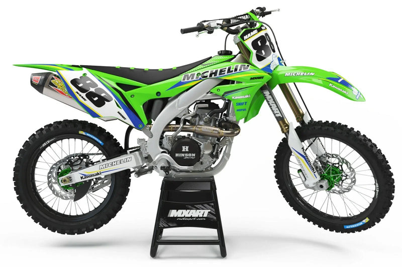 Kawasaki KXF 250 2013-2016 DELTA STYLE Custom Decal Kit