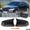 BMW 525i 528i 530i 535i Rearview Mirror Cover Cap Carbon Fiber Pattern