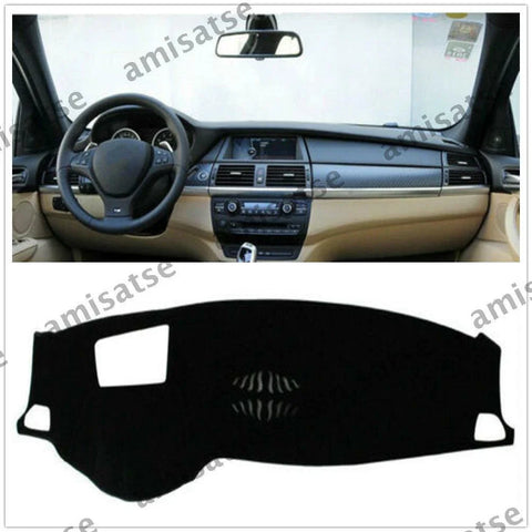 BMW X6 (2008-2013) Black Dashboard Cover Sun Visor Pad Dashmat