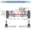 Cadillac Escalade, Chevrolet Tahoe Front Outer Tie Rod End Links
