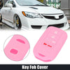 Honda Accord Civic CR-V 5 x Button Key Fob Cover Case Pink (2016-2023)