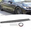 BMW 4-Series F32 F33 F36 M Sport Gloss Black Side Skirts (2014-2020)