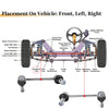 Mercedes-Benz 300SD 2 x Front Stabiliser Sway Bar Links (1992-1993)