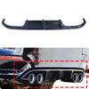 BMW 3 Series F30 2013-18 320i 335i Real Carbon Fiber Rear Bumper Diffuser