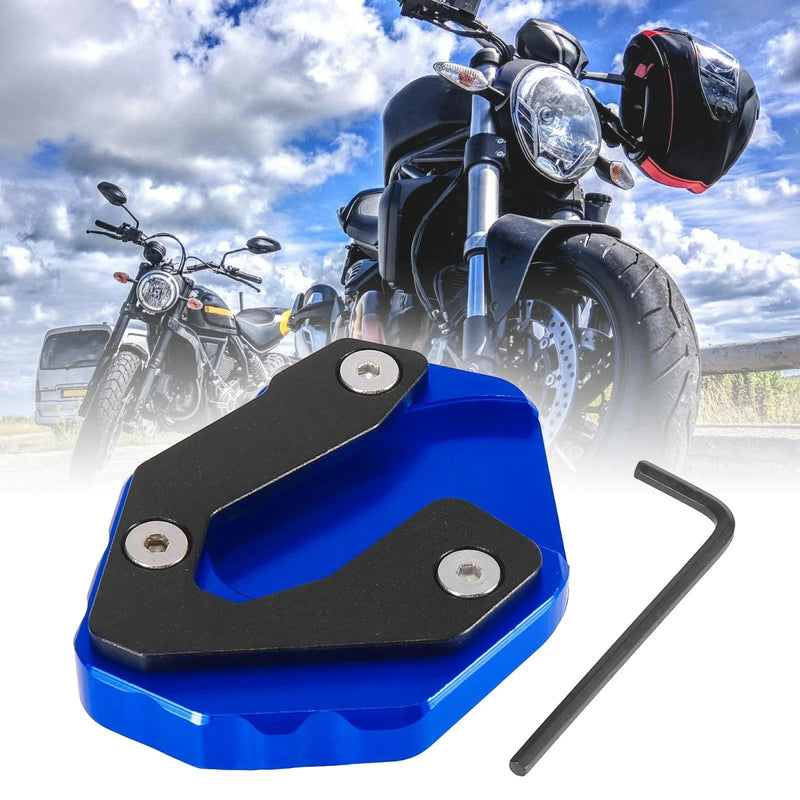 Yamaha MT-09 XSR900 Kickstand Pad Plate Parking (2014–2023)