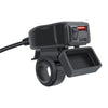 12–24V Dual Port Motorcycle USB Charger