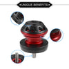 Motorbike 1 x Pair Swingarm Spool 6mm CNC Swing Arm Sliders Stand Red