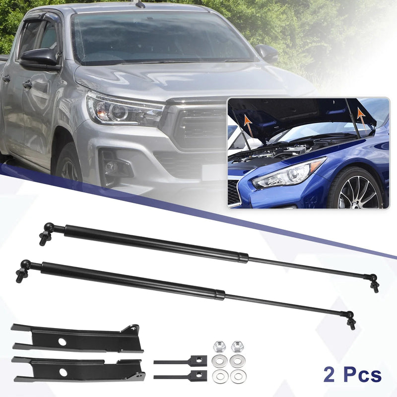 Toyota Hilux 2 x Front Hood Lift Supports Struts (2015–2019)