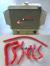 Suzuki Sierra SJ410 SJ413 Aluminum Radiator + Black Hose (1981-1998)