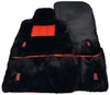 Rolls Royce Ghost Series I - Red Leather Sheepskin Floor Mats
