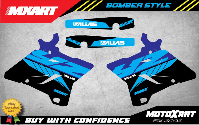 Yamaha YZ 125 BOMBER Style Graphics (2015-2021)