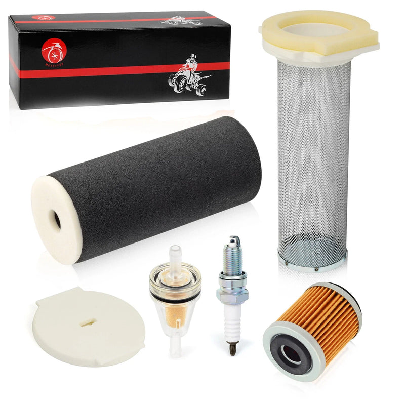 Yamaha Raptor 350 Air Filter Kit End Cap Oil Filter Spark Plug (2004–2013)