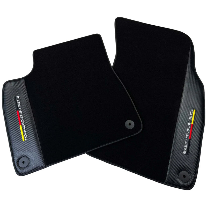 Audi S5 2-Door Coupe (2007-2024) with Carbon Fiber Black Floor Mats