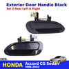 Exterior Outer Door Handle BlacK RL+RR Fits Honda Accord CG 4D Sedan 1998-02 D06