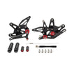 Kawasaki ZX-6R Adjustable Rearset Foot Pegs (2022-2024)