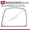 Chevrolet Heated Left Driver Side Upper Tow Mirror Glass