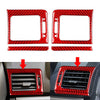Subaru WRX STi Red Dashboard Side Air Vent Outlet Cover Trim (2015-2021)