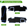 Suzuki Spacia MK53S (2017-Current) Black Blue Polyester Dashboard Cover