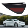 Tesla Model 3 Black Left Driver Charge Door Cover Reflector (2017–2024)
