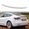 Tesla Model 3 Sedan (2017-2023) Silver Rear Boot Spoiler