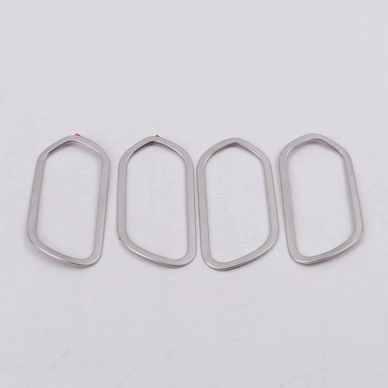 Nissan Kicks 2016-2020 Steel Matte Inner Door Handle Ring Cover Trim