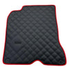 Ferrari California T (2015-2018) - AutoWin Brand Red Trim Leather Floor Mats