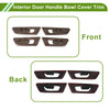 Honda CR-V 2017-2022 Peach Wood Brown Interior Door Handle Bowl Cover Trim