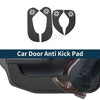Kia Rio Door Anti Kick Pad Sticker Protector Black 2011-2015 1 Set